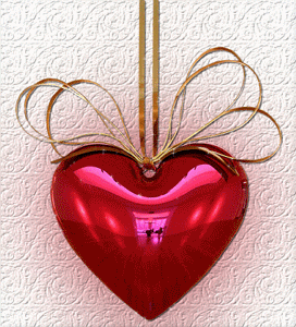 Gif animé coeur pendantif